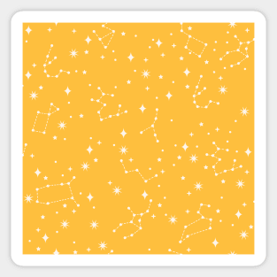 Yellow Constellations Sticker